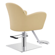 Amore Hydraulic Salon Styling Chair Beige DIR