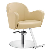 Amore Hydraulic Salon Styling Chair Beige DIR