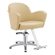 Amore Hydraulic Salon Styling Chair Beige DIR