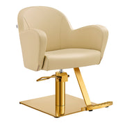 Amore Hydraulic Salon Styling Chair Beige DIR