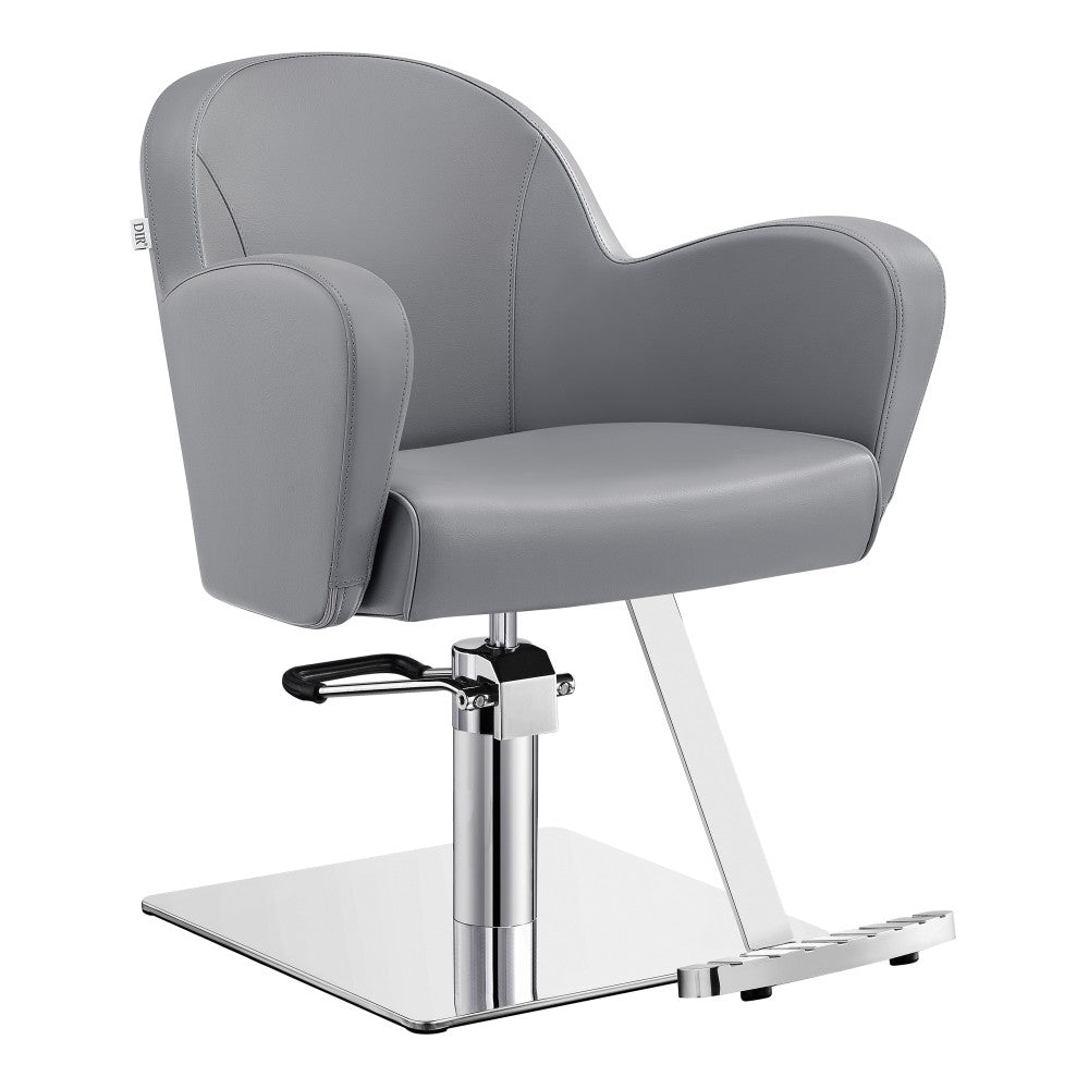 Amore Hydraulic Salon Styling Chair Gray DIR