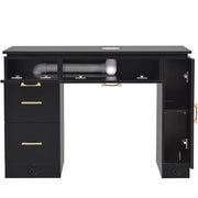 Avalon Manicure Table Ventilation Black DIR