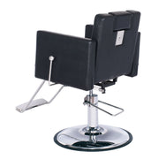 CANON Reclining Salon Styling Chair Black AGS Beauty