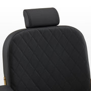 BarberPub All Purpose Barber Chair With Headrest, Reclining Swivel Salon Chair 9453