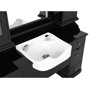 Mohegan LED Lighted Barber Station