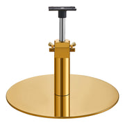 Salon Chair Hydraulic Pump and Round Base Set - Gold