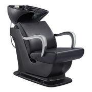 Beckman Shampoo Backwash Unit with Adjustable Seat Black DIR