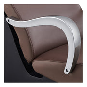 Beckman Shampoo Backwash Unit with Adjustable Seat Brown DIR