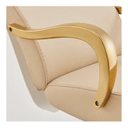 Beckman Gold Salon Shampoo Unit with Adjustable Seat Beige DIR