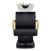 Beckman Gold Shampoo Chair with Adjustable Seat