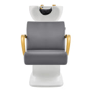 Beckman Gold Shampoo Chair with Adjustable Seat