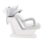 Beckman Shampoo Backwash Unit with Adjustable Seat White DIR