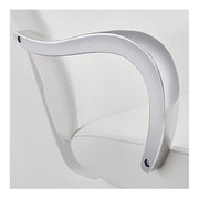 Beckman Shampoo Backwash Unit with Adjustable Seat White DIR