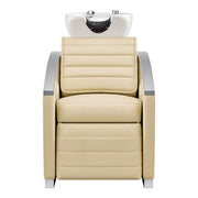 Bella V Reclining Massage Salon Backwash Chairs Beige DIR