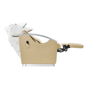 Bella V Reclining Massage Salon Backwash Chairs Beige DIR