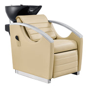 Bella V Reclining Massage Salon Backwash Chairs Beige DIR