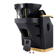 Bella V Gold Reclining Salon Shampoo Massage Chairs