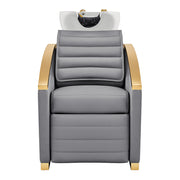 Bella V Gold Reclining Salon Shampoo Massage Chairs