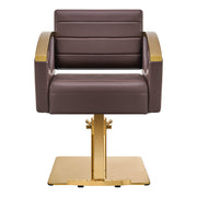 Bello Gold Classic Salon Chair Brown DIR