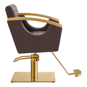 Bello Gold Classic Salon Chair Brown DIR