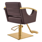 Bello Gold Classic Salon Chair Brown DIR