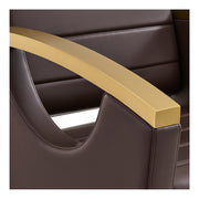 Bello Gold Classic Salon Chair Brown DIR