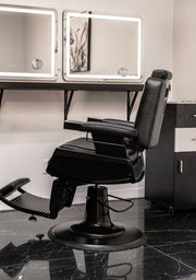 Lennox Barber Chair w/ Recessed Headrest (#SHRMN)