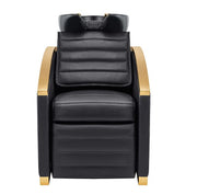 Bella V Gold Reclining Massage Backwash Black DIR