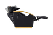 Bella V Gold Reclining Massage Backwash Black DIR