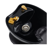 Bella V Gold Reclining Massage Backwash Black DIR