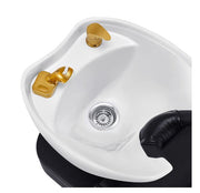 Bella V Gold Reclining Massage Backwash Black DIR