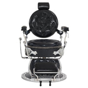 BarberPub Vintage Reclining Barber Chair, All Purpose Retro Hair Styling Chair 8688