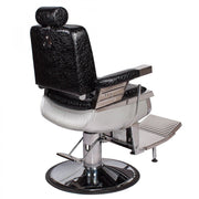 CONSTANTINE Barber Chair Patent Black Crocodile AGS Beauty