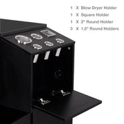 CORIA Salon Trolley Matte Black AGS Beauty