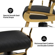 BarberPub All Purpose Barber Chair With Headrest, Reclining Swivel Salon Chair 9453