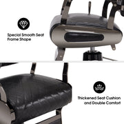 BarberPub All Purpose Barber Chair With Headrest, Reclining Swivel Salon Chair 9453