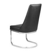 Customer Chair Chevron in Black Whale Spa