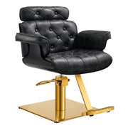 Empress Vintage Styling Chair in Vintage Black DIR