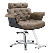 Empress Vintage Styling Chair in Vintage Brown DIR