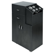 CORIA Salon Trolley Matte Black AGS Beauty