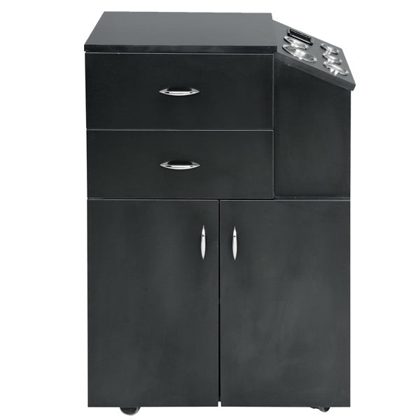 CORIA Salon Trolley Matte Black AGS Beauty