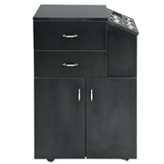 CORIA Salon Trolley Matte Black AGS Beauty