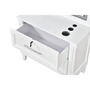 Fairview LED Lighted Styling Station Aged White DIR