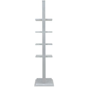 Gondola Free Standing Double Retail Display Shelf Gray DIR