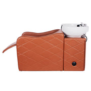 GABRIELLE Salon Shampoo Unit Chestnut AGS Beauty