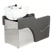 LONG BEACH Salon Shampoo Unit Grey AGS Beauty