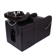 GABRIELLE Salon Shampoo Unit Black Crocodile AGS Beauty