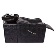 GABRIELLE Salon Shampoo Unit Black Crocodile AGS Beauty