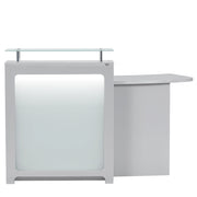 Gattino Modern Reception Desk ADA approved with LED Lighting