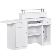 Gattino Modern Reception Desk ADA approved with LED Lighting